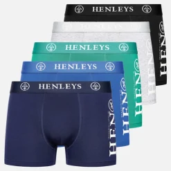 Henleys Herren Kelmack Boxershorts Mehrfarbig