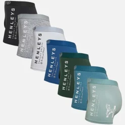 Henleys Herren Mactyme Sieben Pack Henleys Boxer Multi