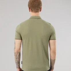 Henleys Herren Moorehen Poloshirt Khaki