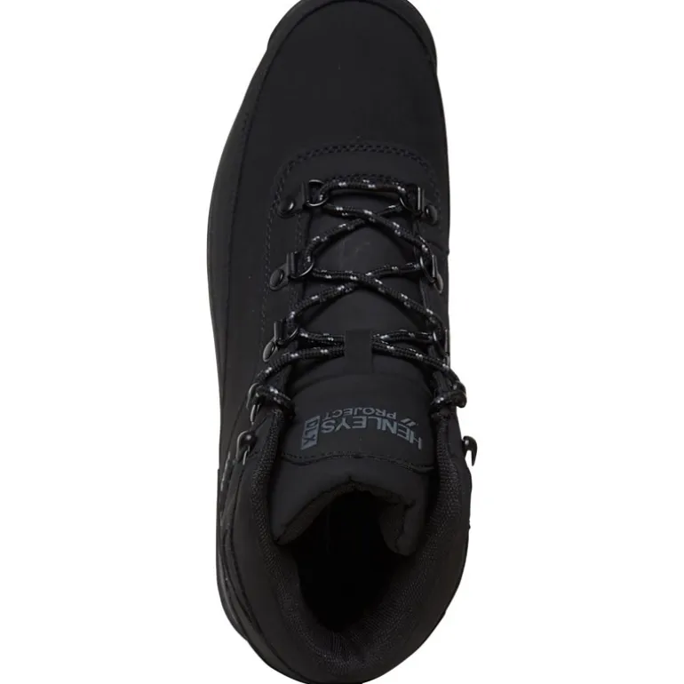 Henleys Herren Travis Stiefel Schwarz
