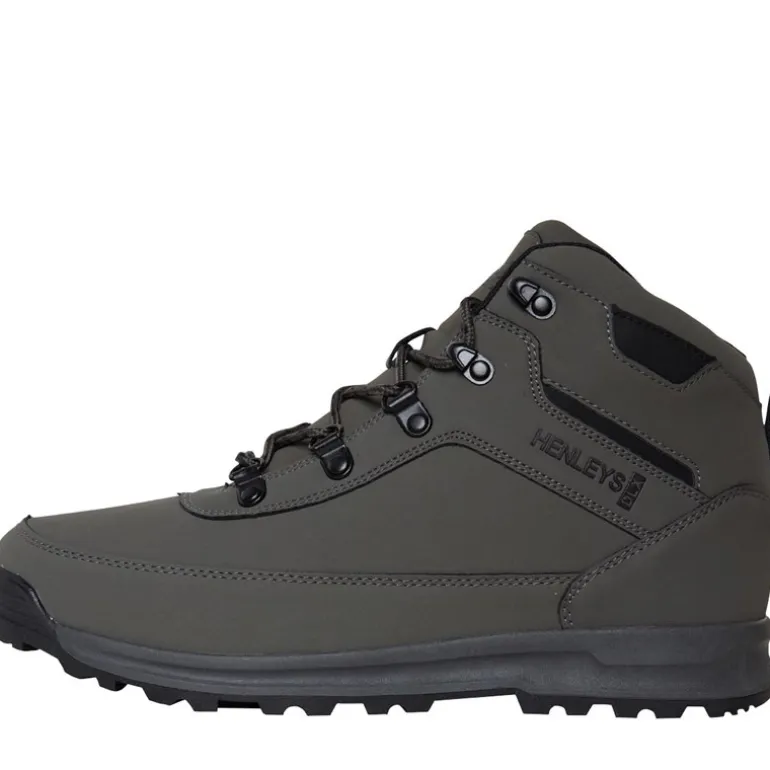 Henleys Herren Travis Stiefel Anthrazit
