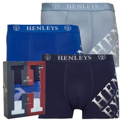 Henleys Herren Tringles Boxershorts Mehrfarbig