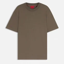 HUGO Herren Dapolino T Shirt Medium Grey