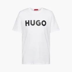 HUGO Herren Dulivio T-Shirt Open White