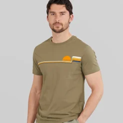 Hurley Herren Econolines Grafik T-Shirt Olive/Khaki