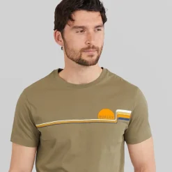 Hurley Herren Econolines Grafik T-Shirt Olive/Khaki