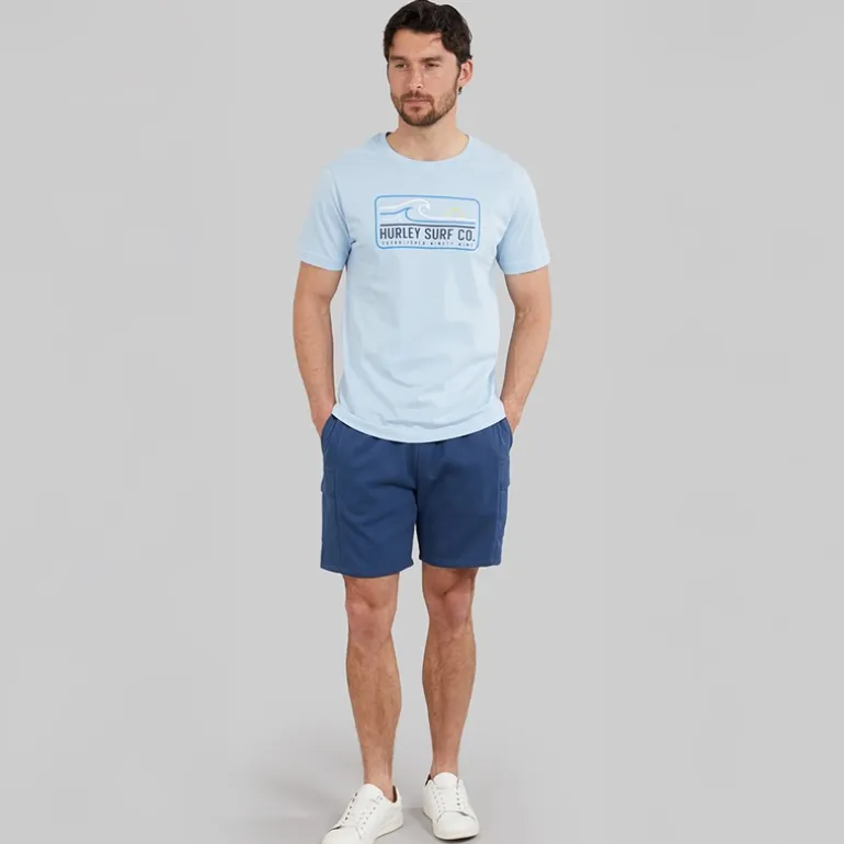 Hurley Herren Pacific Cargo Shorts Industrial Blue