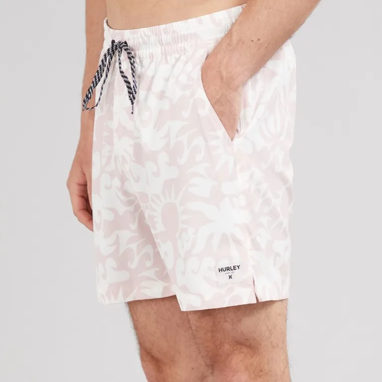 Hurley Herren Sunny Seaside Volley Badehosen Dark Beige