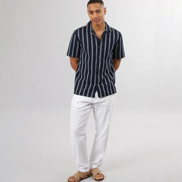 Indicode Chinohose Herren Inclio Off White