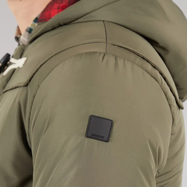 Indicode Herren Baltico Duffle Mantel Army
