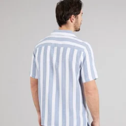 Indicode Herren Carlui Hemd Copen Blue