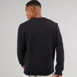 Indicode Herren Dash Sweatshirt Schwarz