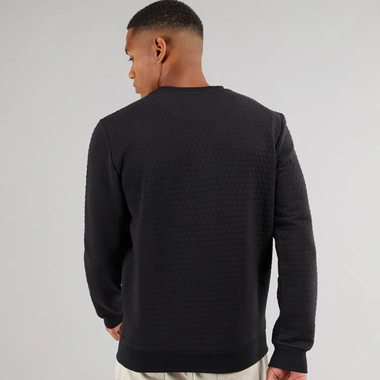 Indicode Herren Dash Sweatshirt Schwarz