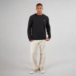 Indicode Herren Dash Sweatshirt Schwarz