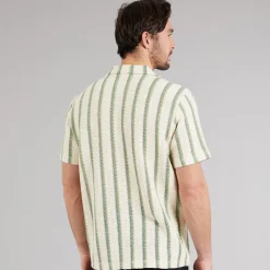 Indicode Herren Glutamin Shirt Smoke Pine