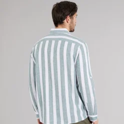 Indicode Herren Indonuld Hemd Smoke Pine