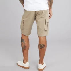 Indicode Herren Inmonroe Cargo Shorts Greige