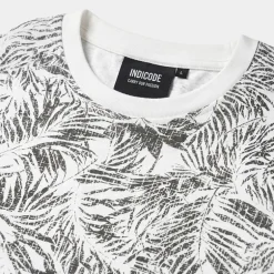 Indicode Herren Inpalme T-Shirts Weiß
