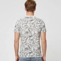 Indicode Herren Inpalme T-Shirts Weiß