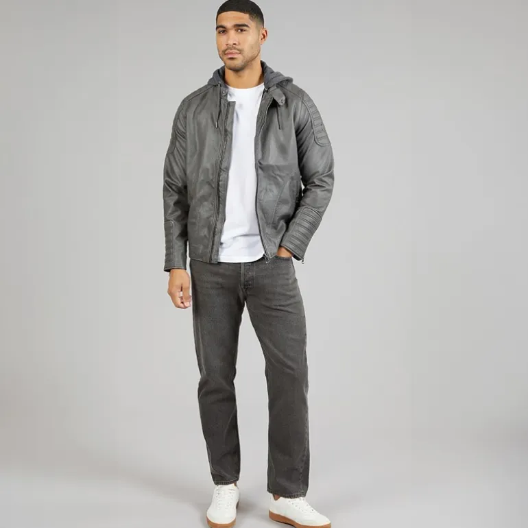 Indicode Herren Miguel Angel Jacke Dunkelgrau Dk Grey