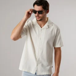 Indicode Herren Mirolo Hemd Off White