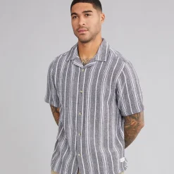 Indicode Herren Poipu Hemd Jet Black