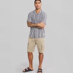 Indicode Herren Poipu Hemd Jet Black