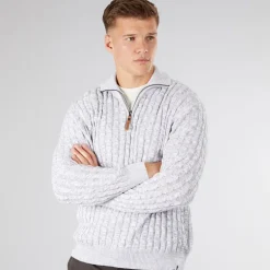 Indicode Herren Rufus Pullover Off White