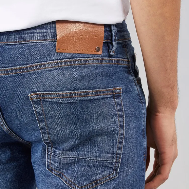 Indicode Herren Tony Regular Fit Jeans Medium Indigo