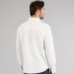 Indicode Herren Trypto Langarm Shirt Off White