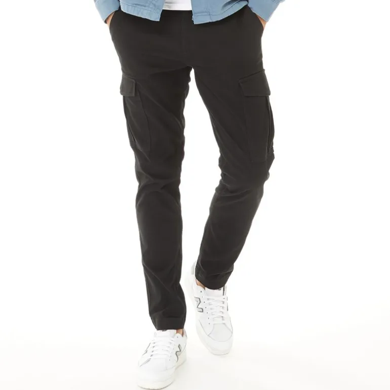 JACK & JONES Cargohose Herren Marco Dean Schwarz