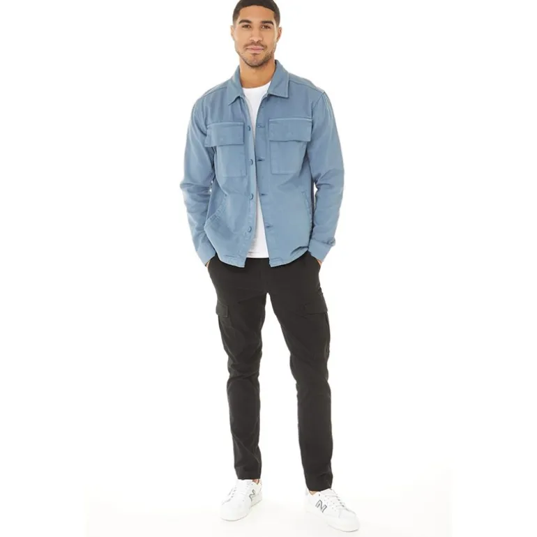 JACK & JONES Cargohose Herren Marco Dean Schwarz