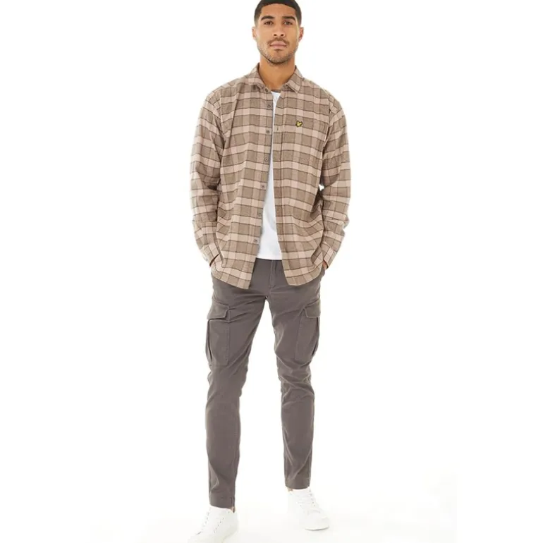 JACK & JONES Cargohose Herren Marco Dean Asphalt