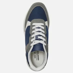 JACK & JONES Herren Aspire PU Runner Turnschuhe Navy/Grau
