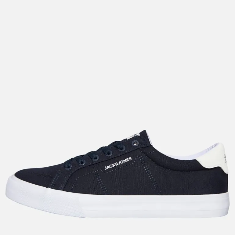 JACK & JONES Herren Basic Leinwand Turnschuhe Marineblau