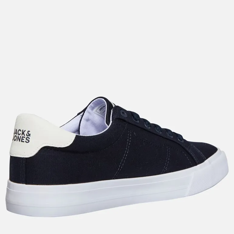 JACK & JONES Herren Basic Leinwand Turnschuhe Marineblau