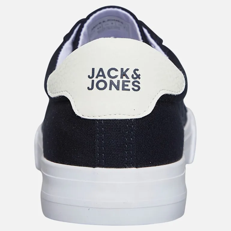 JACK & JONES Herren Basic Leinwand Turnschuhe Marineblau