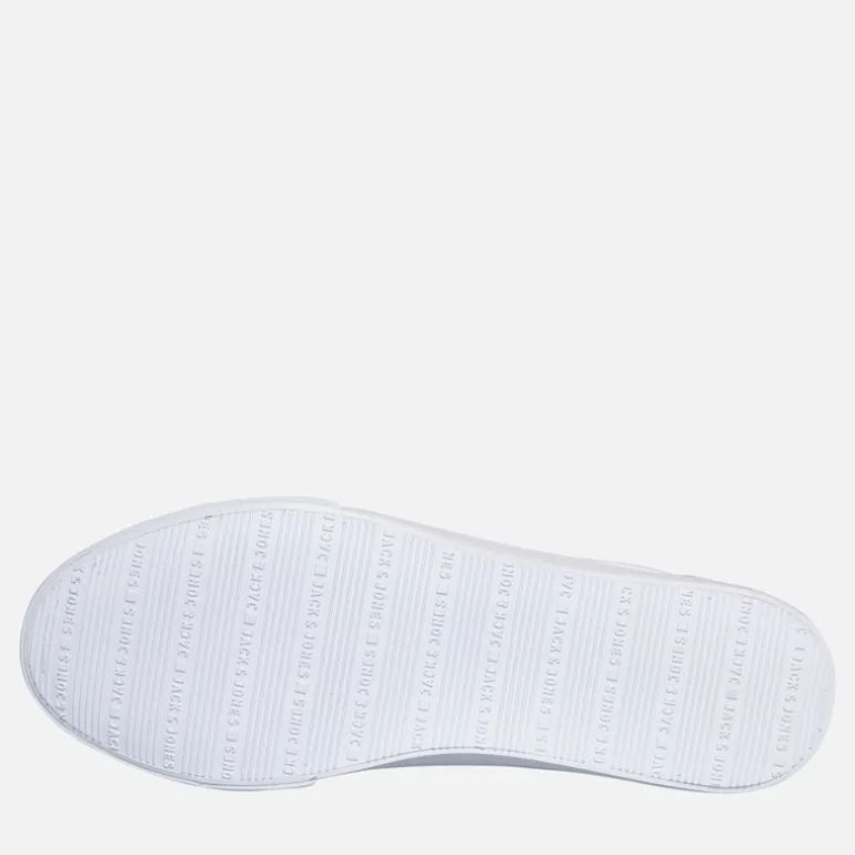 JACK & JONES Herren Basic Leinwand Turnschuhe Weiß