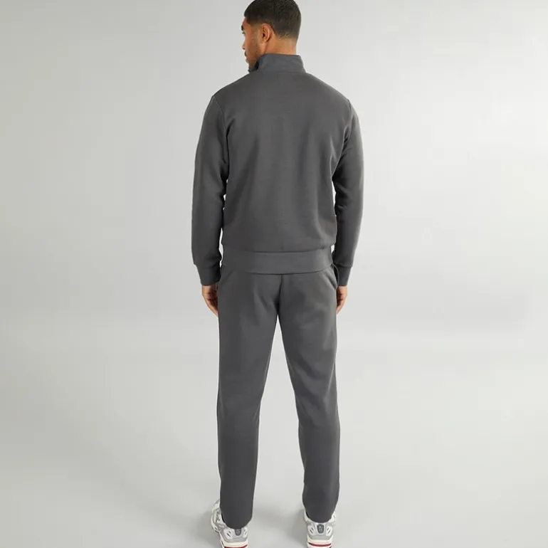 JACK & JONES Herren Berg Offener Saum 1 / 4 Trainingsanzug Asphalt