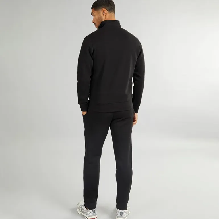 JACK & JONES Herren Berg Open Saum 1 / 4 Trainingsanzug Schwarz