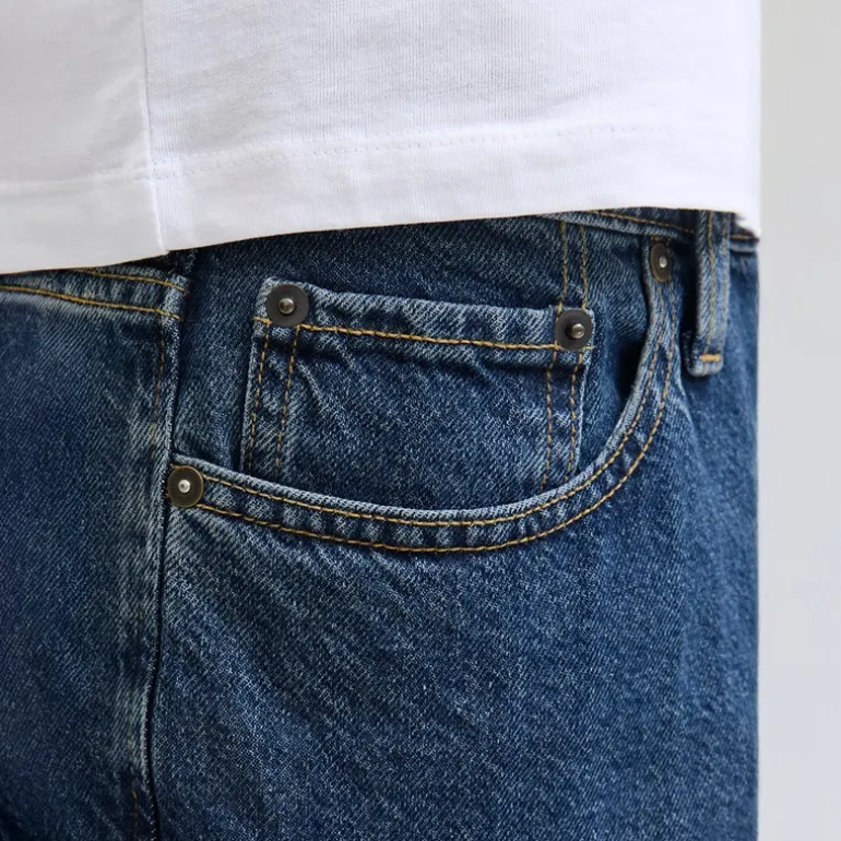 JACK & JONES Herren Chris Original SQ 061 Jeans Blue Denim