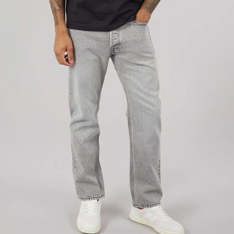 JACK & JONES Herren Chris Sq 051 Relaxed Fit Jeans Grau
