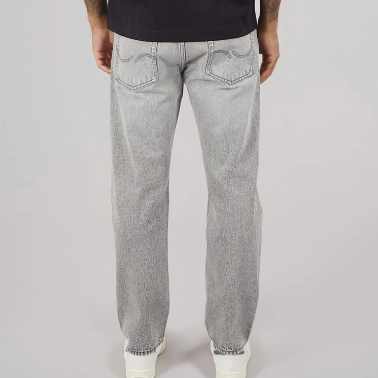 JACK & JONES Herren Chris Sq 051 Relaxed Fit Jeans Grau