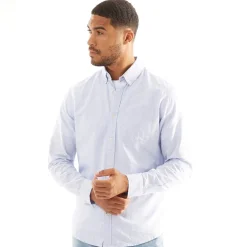 JACK & JONES Herren Classic Oxford Hemd mit langem Arm Blau