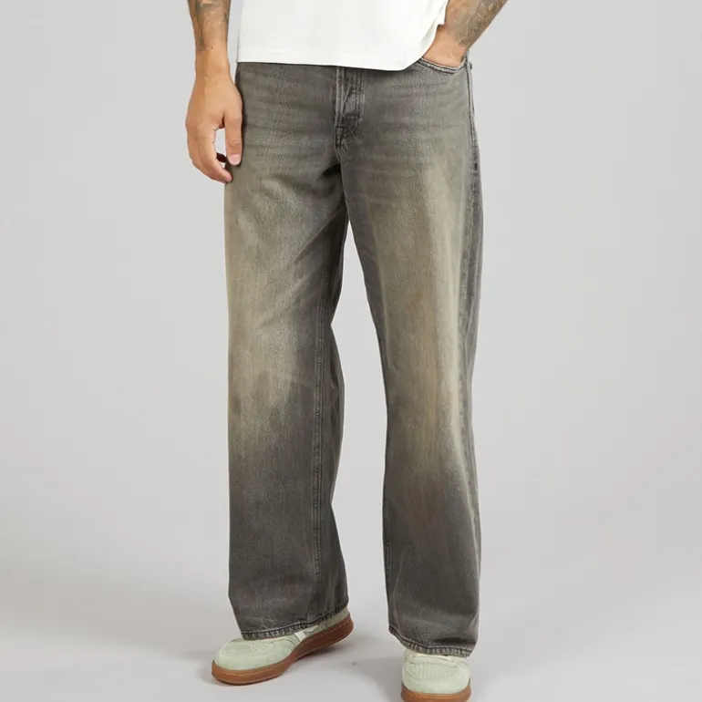JACK & JONES Herren Dave Original 573 Weite Jeans Black Denim