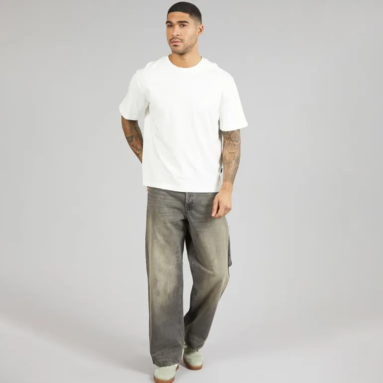 JACK & JONES Herren Dave Original 573 Weite Jeans Black Denim