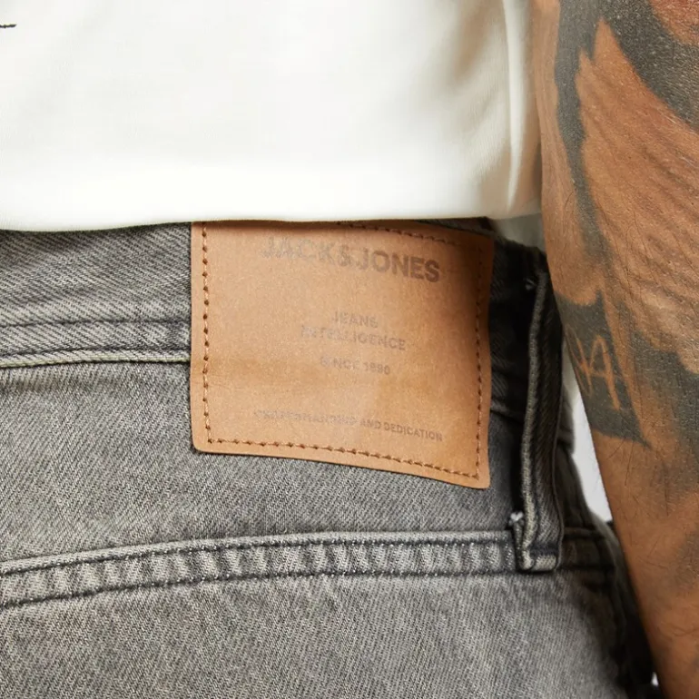 JACK & JONES Herren Dave Original 573 Weite Jeans Black Denim