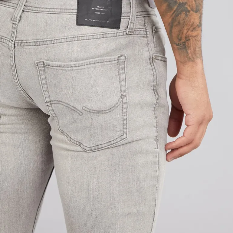 JACK & JONES Herren Glenn Original 333 Slim Fit Jeans Grey Denim