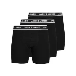 JACK & JONES Herren Jacsolid 3er-Pack Boxerslips Schwarz