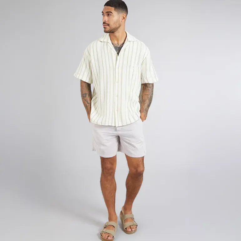 JACK & JONES Herren Jaiden Leinenmischung Shorts Crockery